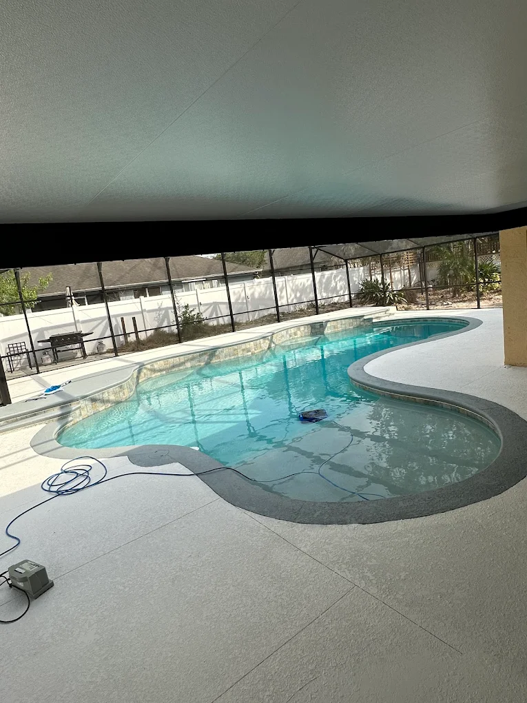 Freeform pool project in Florida